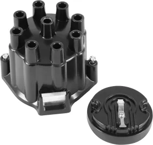 ACCEL 8124ACC Distributor Cap & Rotor Kit - Socket Style - Black