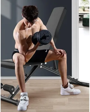 Adjustable Weight Bench,Professional Bench Press Gym Press Functional Weightlifting Bed Home Dumbbell Stool Foldable Fitness Chair Home Fitness Equipment