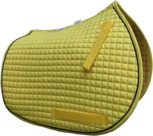 All-Purpose English Saddle Pads (Yellow w/Black Trim)