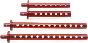 Alloy Gen8 Body Post RER11338R for Redcat Gen8 Body Post Crawler 4X Machined Redcat Gen8 Upgrades Alloy Front/Rear Body Post Fit Redcat Racing(red)