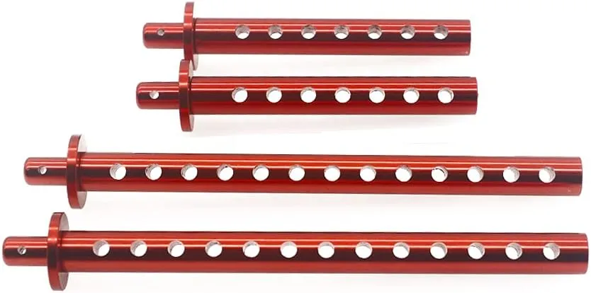 Alloy Gen8 Body Post RER11338R for Redcat Gen8 Body Post Crawler 4X Machined Redcat Gen8 Upgrades Alloy Front/Rear Body Post Fit Redcat Racing(red)