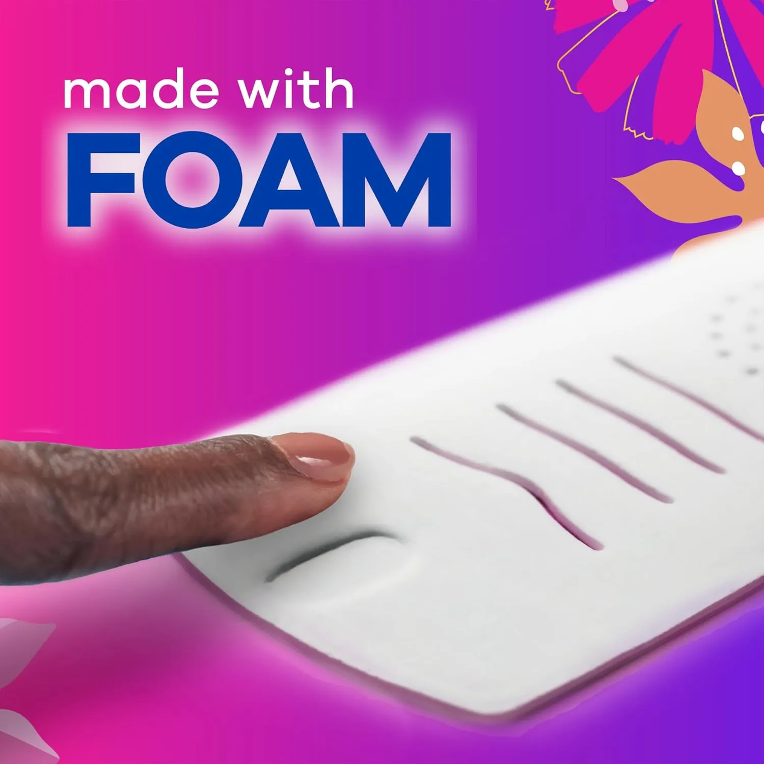 Always Radiant Feminine Pads for Women, Flexfoam Pads with Wings, Size 2, Heavy Absorbency, Lightly Scented, 26 Count x 3 Packs (78 Count total) (Packaging May Vary)