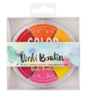 American Crafts Vicki Boutin Mixed Media Ink Pads Warm (6pcs)
