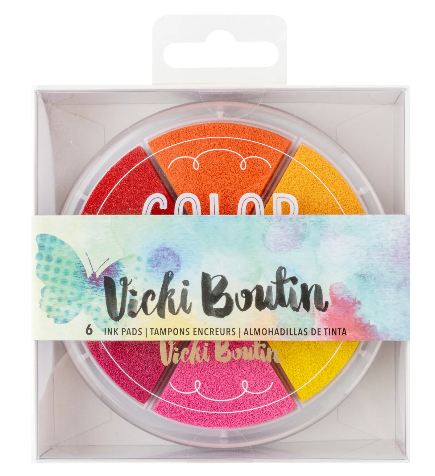 American Crafts Vicki Boutin Mixed Media Ink Pads Warm (6pcs)