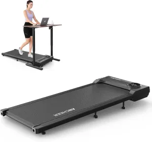 ANCHEER 2 in 1 Under Desk Treadmill for Home Office,Walking Pad Under Desk Treadmill,2.5 HP Walking LCD Display(Light)