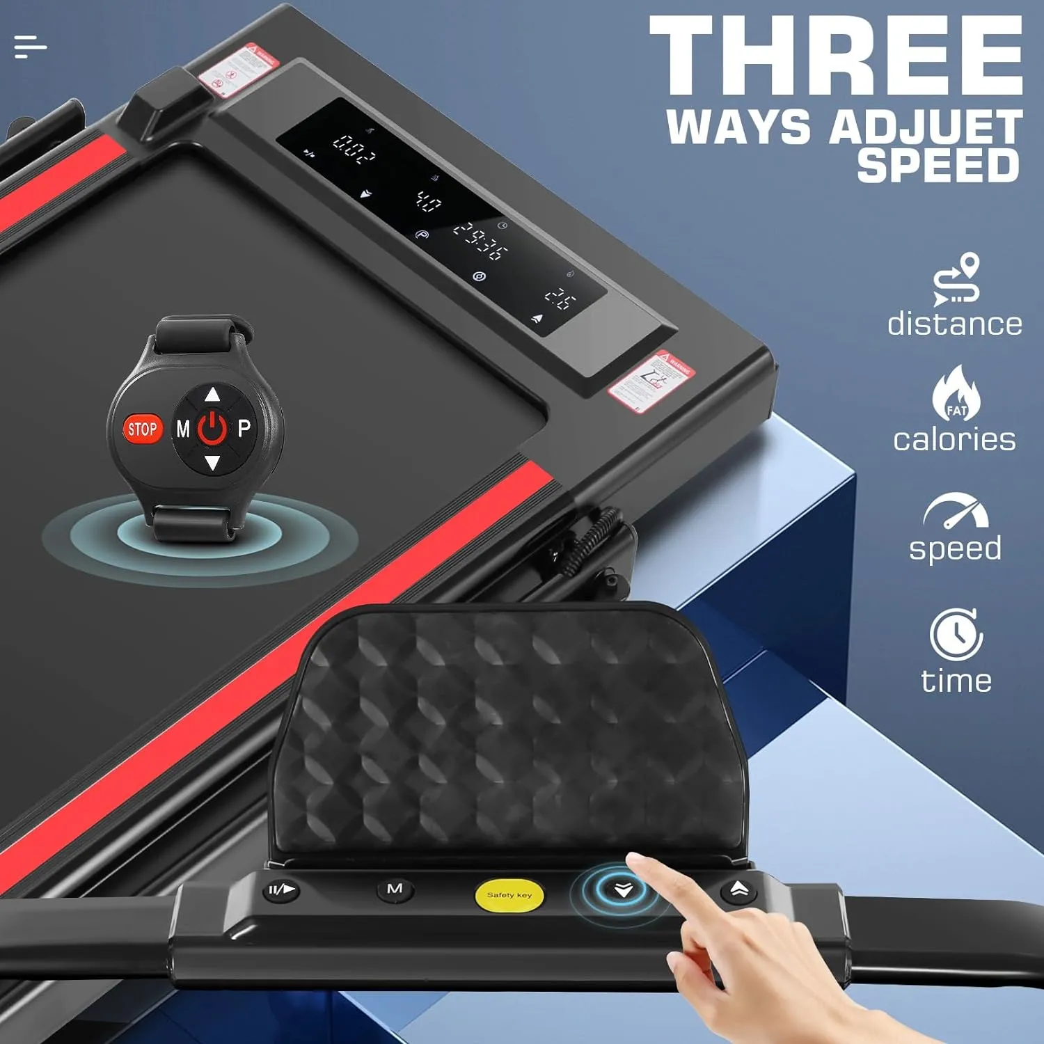 ANCHEER Treadmills, 3 in 1 Folding Treadmill with Incline, Walking Pad Treadmill Under Desk for Home Office, Portable Treadmill with Remote Control, Quiet and Powerful, Installation-Free