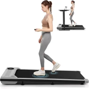 ANCHEER Under Desk Treadmill,3 in 1 Walking Pad Treadmill for Home,2.5HP Treadmill 300lb Capacity,Compact Treadmill with Remote Control,LED Touch Screen,Running Electric Machine