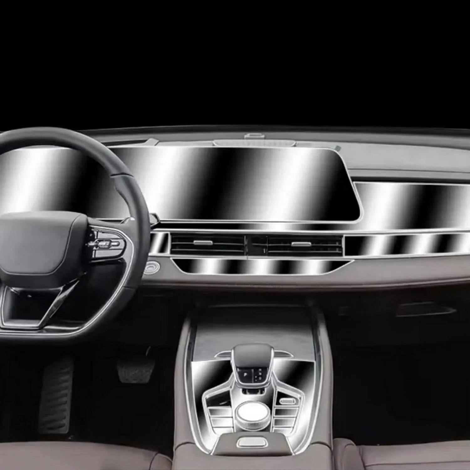Anti-Scratch Car Interior Film Dashboard Piano Board Shift Center Console Transparent TPU Film,for Chery OMODA A5C5 2022-2024