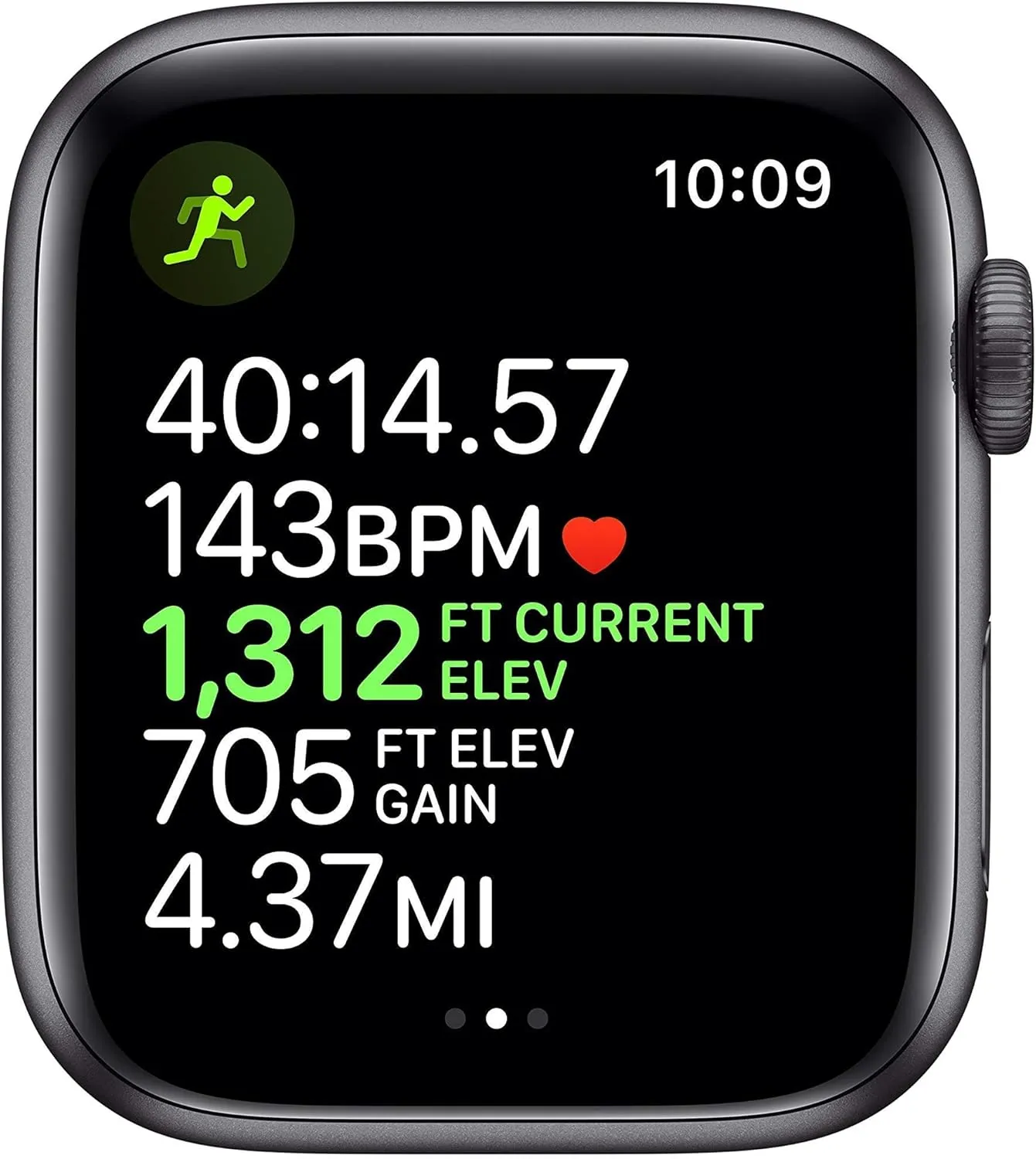 Apple Watch Series 5 (GPS   Cellular, 44MM) - Space Gray Aluminum Case with Black Sport Band (Renewed)