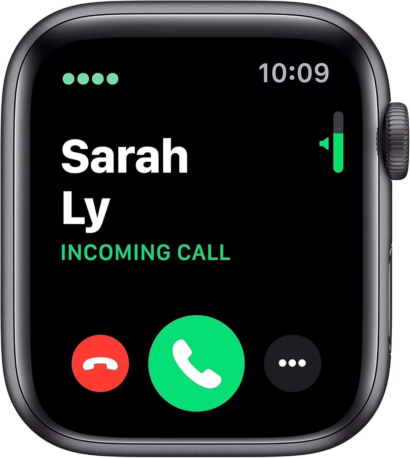 Apple Watch Series 5 (GPS   Cellular, 44MM) - Space Gray Aluminum Case with Black Sport Band (Renewed)
