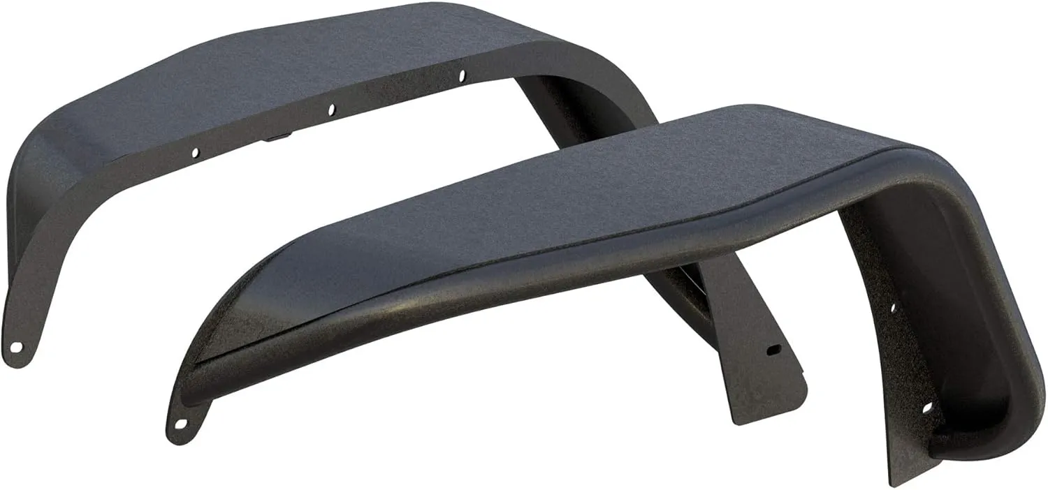 ARIES 1500201 Black Aluminum Front Jeep Wrangler JK Fender Flares