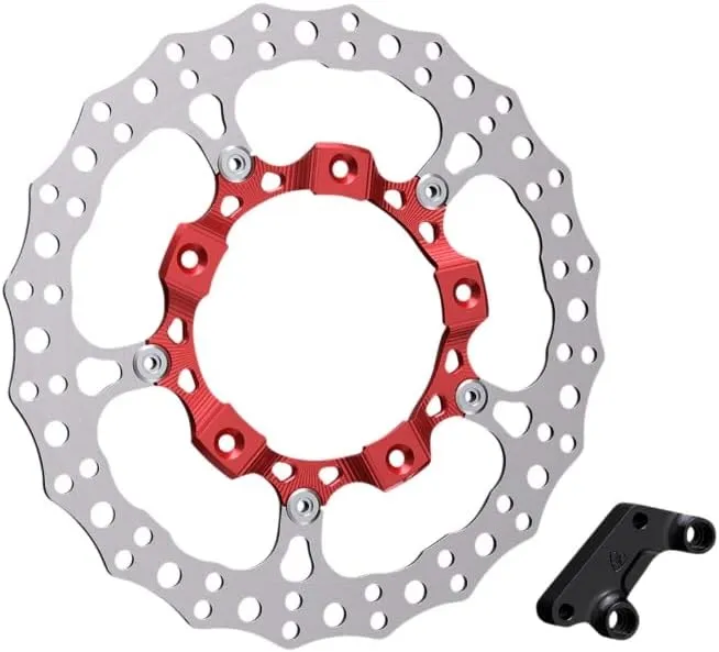 Arlen Ness 300-007 14in. Full Floating Rotor Kit - Red
