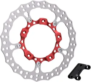 Arlen Ness 300-007 14in. Full Floating Rotor Kit - Red