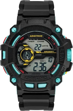 Armitron Sport Men's Digital Chronograph Resin Strap Watch, 40/8353