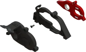 ARRMA Aluminum Motor Mount Set, ARA311106,Red