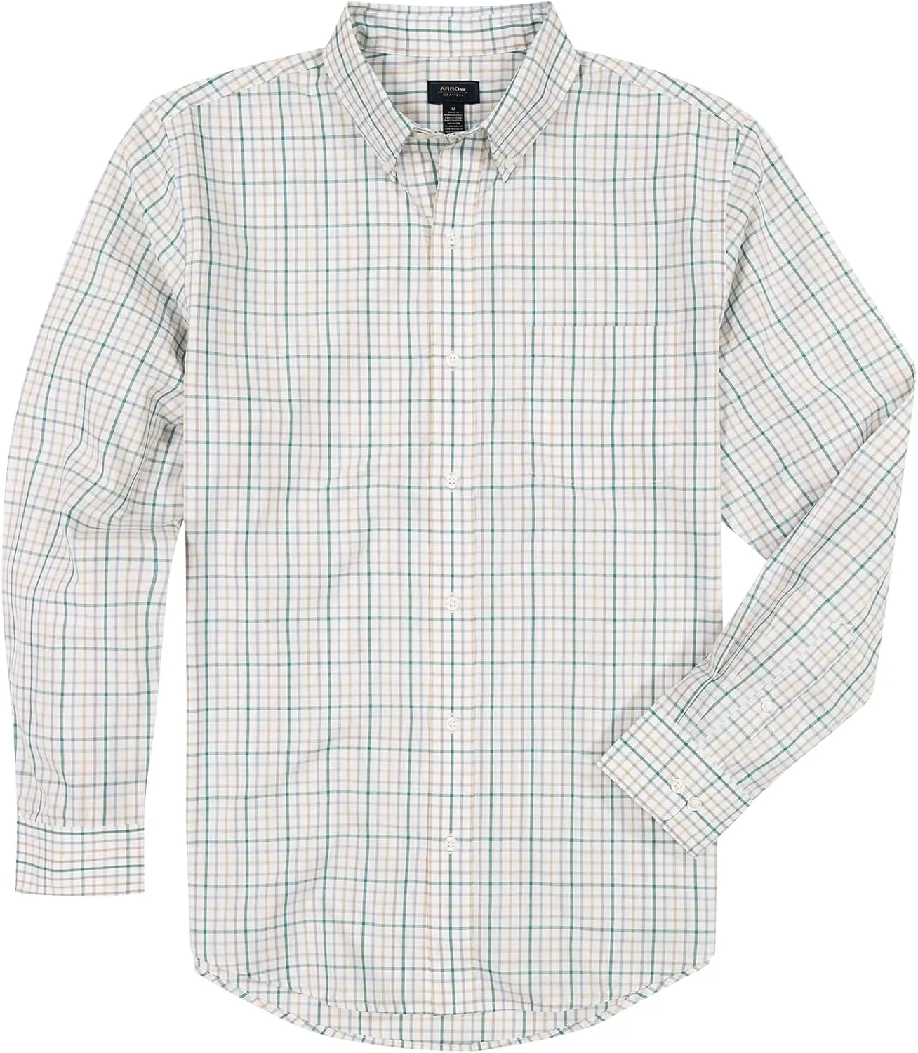 Arrow Men's Hamilton Poplin Multi Tartan Long Sleeve