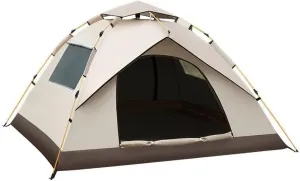 Automatic Camping Tent Outdoor Up Tents for Travel Backpacking Hiking Outdoor Hiking Camping Family Tent(Size:200 * 150 * 125cm)