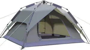 Automatic Tent Camping Tent for 3 to 4 People Instant Setup Easy Protable Backpack Family Camping Tent