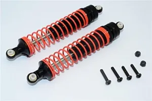 Axial RR10 Bomber Upgrade Parts Aluminum Front/Rear Adjustable Spring Damper (105mm) - 1Pr Set Black