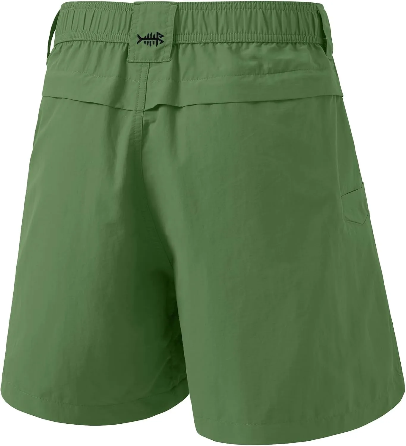 BASSDASH Men's 6" Fishing Shorts UPF 50  Water Resistant Quick Dry Hiking Cargo Shorts with Multi Pocket