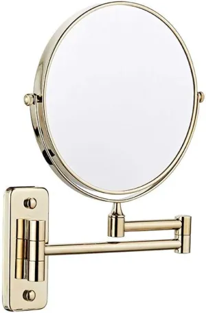 Bathroom Shaving Mirror Wall Mounted Cosmetic Mirror 3X/1X Magnification Makeup Mirror 360&Deg; Free Rotation for Beauty Makeup/Bathroom Shaving with