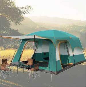 Beach Tent 5 to 8 Persons Ventilation,Sun Protection Family Tents for Camping Sturdy and Practical Stand Up Tents for Adults for Family Camping,Hiking Party
