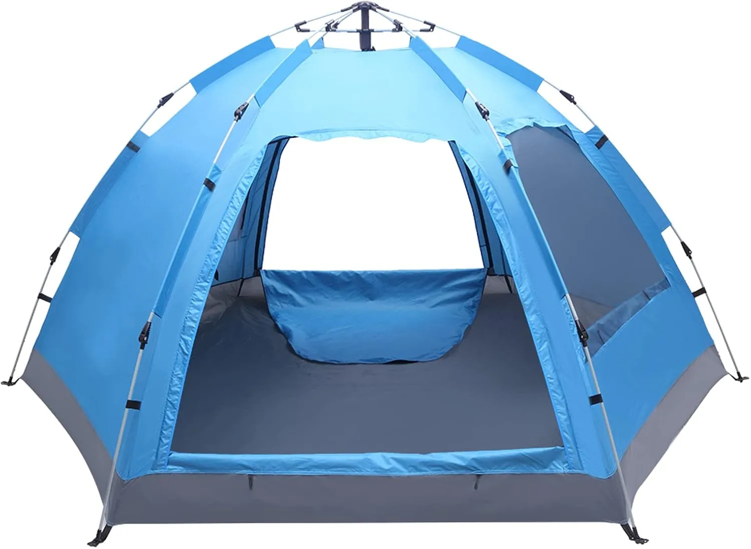 Beach Tent Sun Shelter 3-4 Person Easy Setup Portable Sunshade Canopy Large,Waterproof Windproof Outdoor Camping Picnic