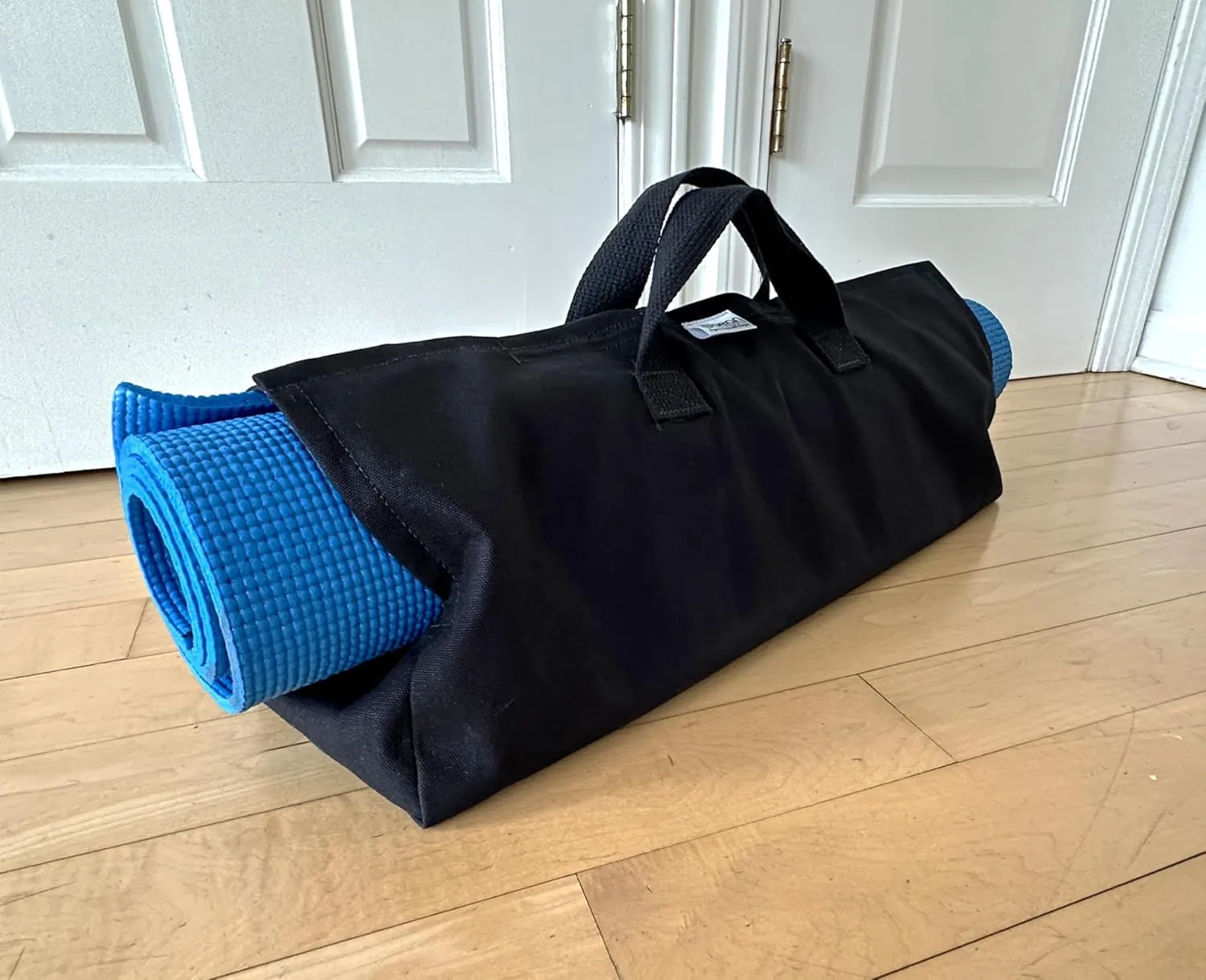 Bean Products Bamboo Meditation Set Kneeling Folding Leg Bench, Floor Pad, Seat Pad, Carry Bag - Portable - Ergonomic, Eco Friendly, Sitting, Kneeling, Prayer, Seiza Meditation kit - Made in USA