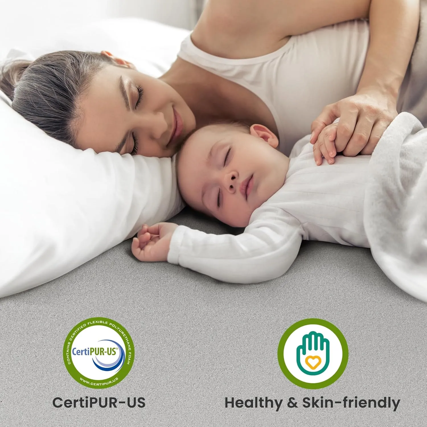BedStory Firm Mattress Topper King Size 2 Inch - Memory Foam Mattress Topper for Back Pain Relief - Gel & Bamboo Charcoal Infused Cooling Pad - Ergonomic Bed Topper, CertiPUR-US Certified