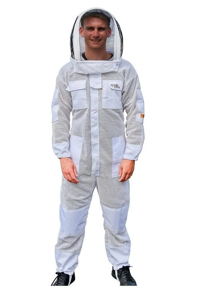 Beekeeping Starter Kit 4 With OZ ARMOUR Three Layer Mesh Beekeeping Suit