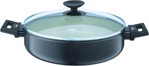 Berndes Alu Specials Smart Glass Lid 24 cm Casserole Dish, aluminium, beige, 37,5 x 34,2 x 11 cm