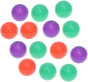 BESPORTBLE 200PCS Crush Ocean Balls for Safe Educational Pit Balls Macaron Colors for Playhouses and Pools Promotes Group Play and Cooperation