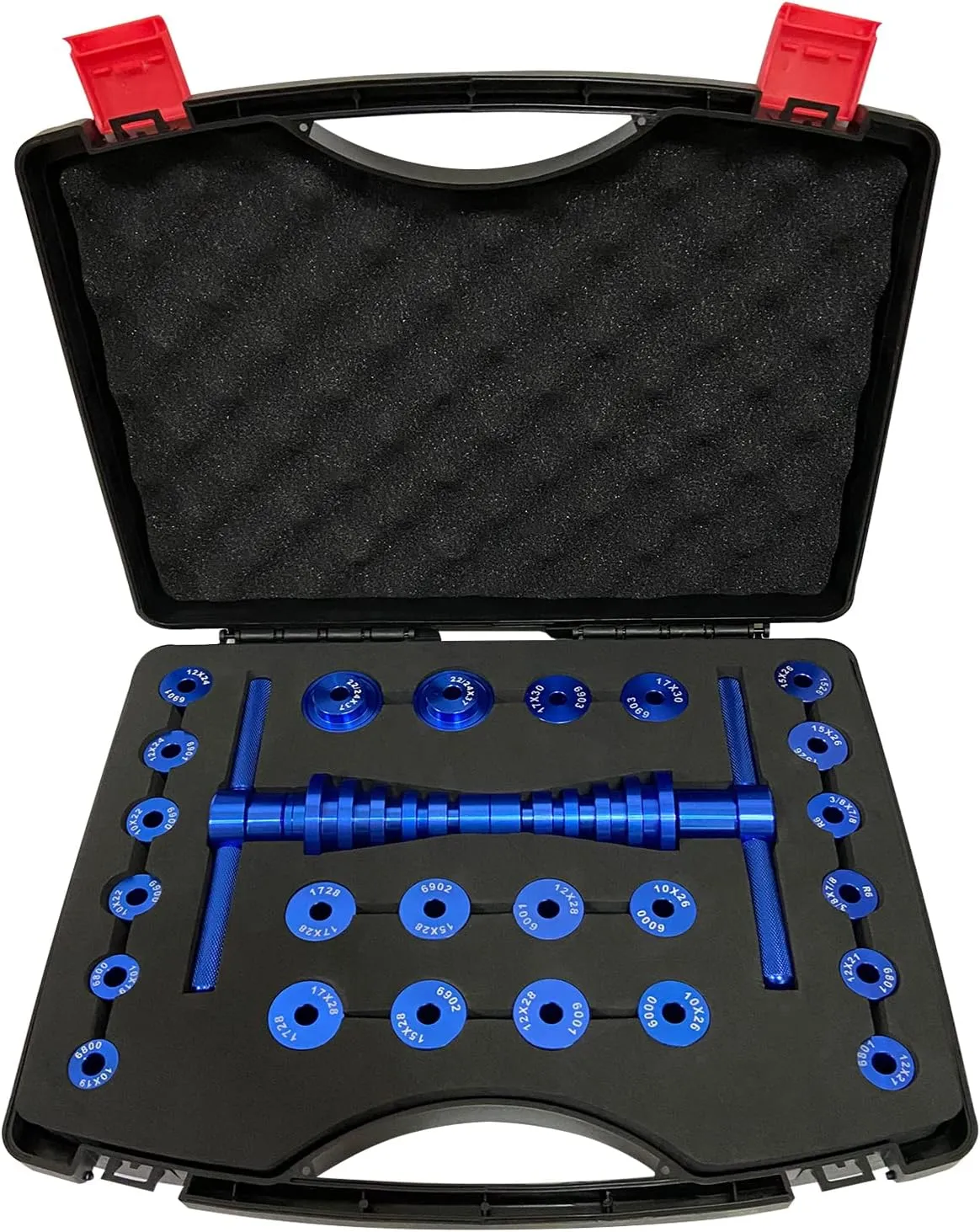 Bicycle Bearing Press Set For Wheels/Hub Bearing Installation Bike Soft Tail Frame Turning Point Hub Assembly Tool-25pcs