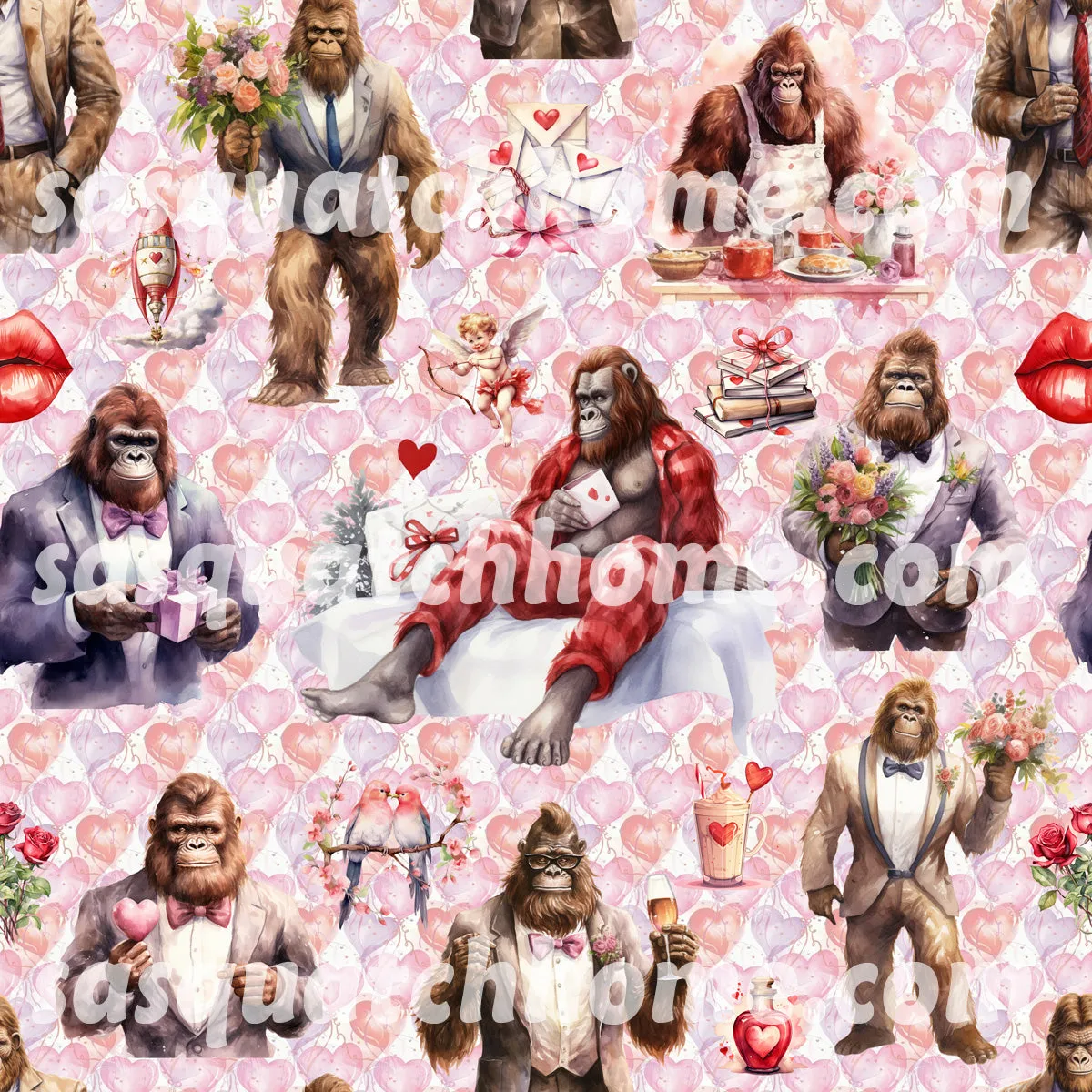 Bigfoot, Sasquatch Themed Heat Resistant Silicone Oven Mitts Set