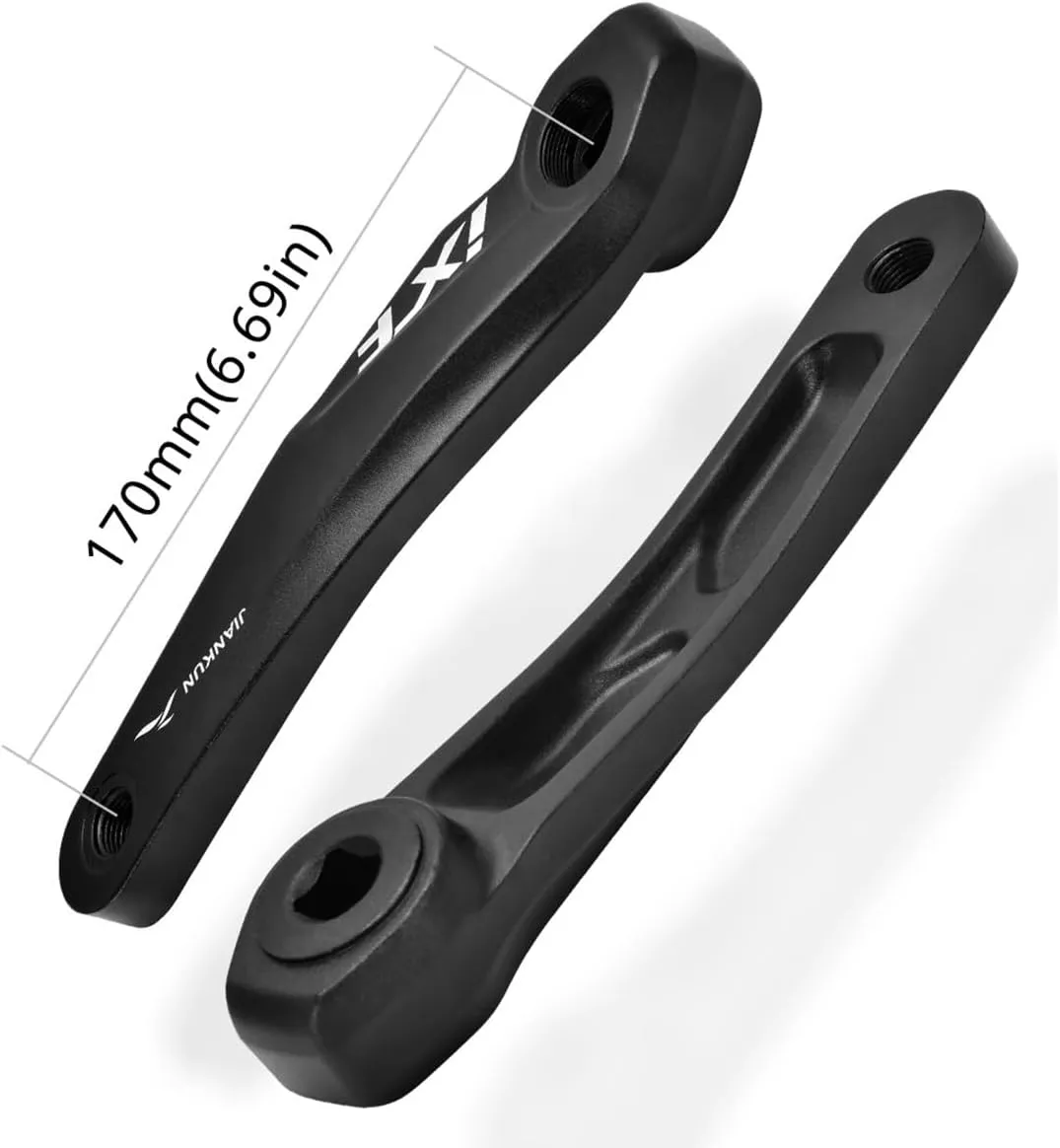 Bike Crankset Bikes Crank Arm Hollow Integrated 104/64BCD Bicycle Crank 170mm Bicycle Crank Leg Suitable for Mountain Bikes