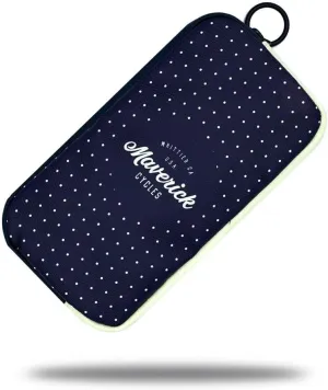 Bike Wallet Essentials Travel Case for Mountain Road Bike Cycling Phone Pouch Card Case (Polka Dots)