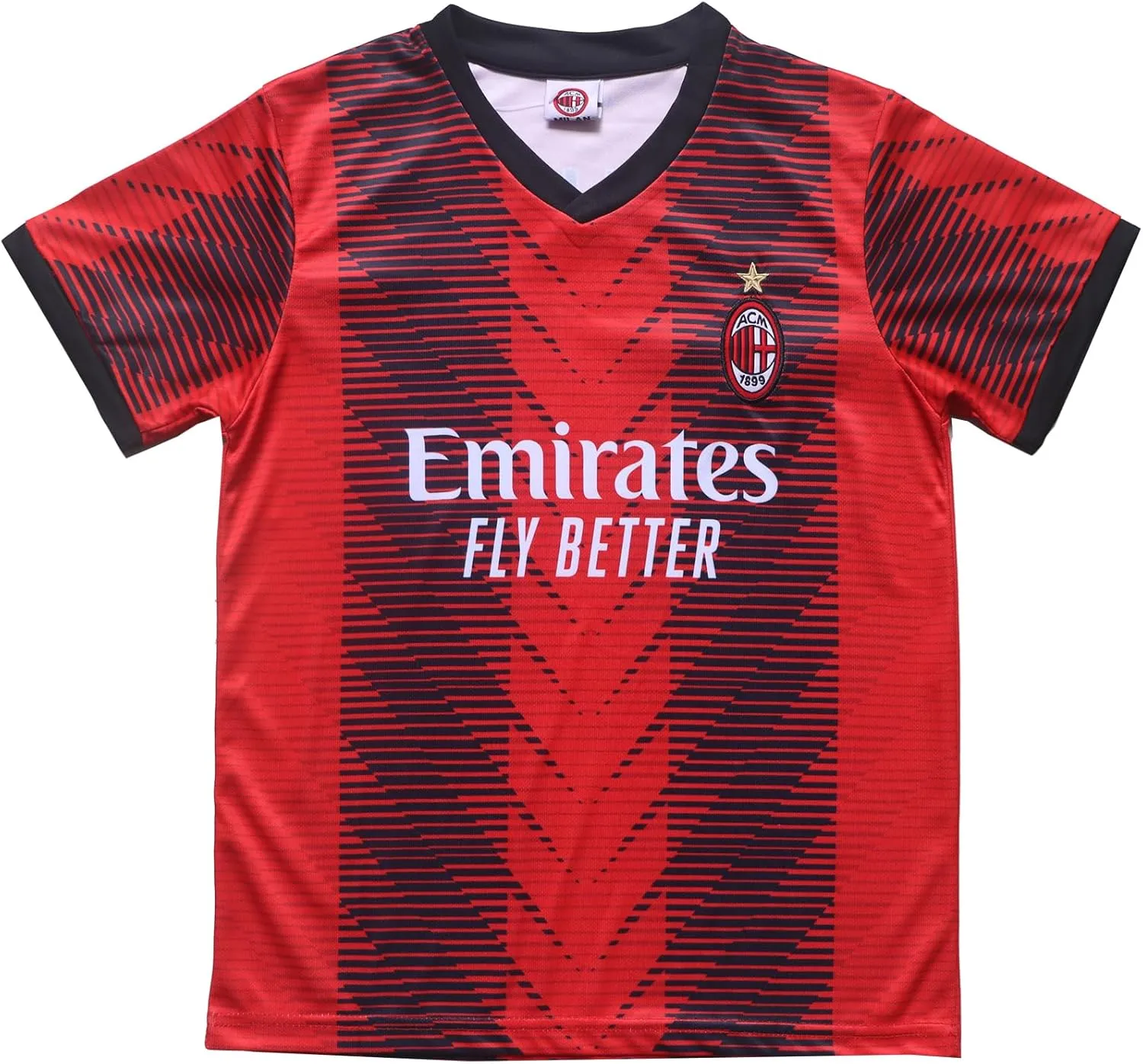 BIRDBOX Youth Sportswear Milan Christian Pulisic 11 Kids Home Red Soccer Jersey/Shorts Bag Keychain Football Socks Set