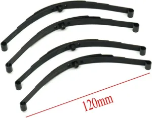 Black 1 Set Leaf Springs Set HighLift Chassis for D90 1/10 RC Crawler Car Upgrade Parts