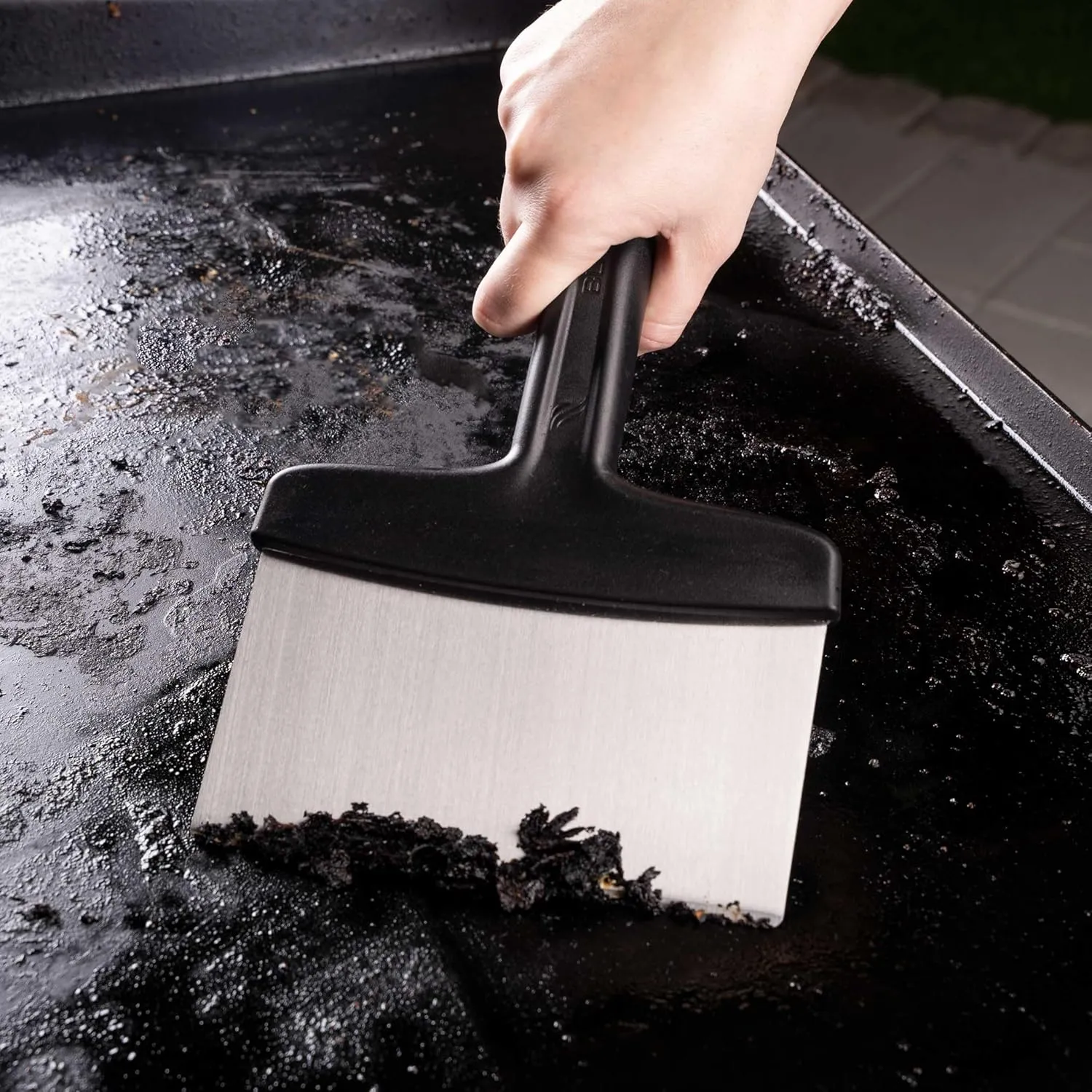 Blackstone 5060 Professional 8-Piece Griddle Cleaning Kit, Stainless Steel, Black