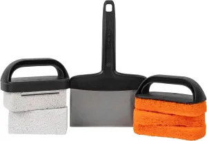 Blackstone 5060 Professional 8-Piece Griddle Cleaning Kit, Stainless Steel, Black