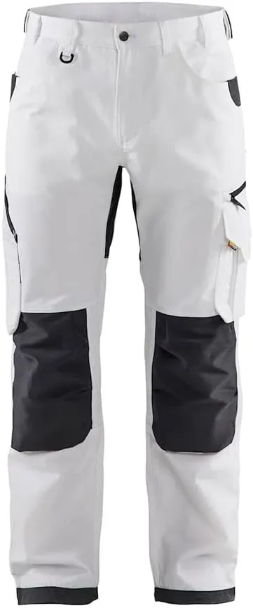 BLÅKLÄDER 1690 Men's Ripstop Work Pants, Durable Utility Cargo Pants with Reinforced Knees & Multi-Pocket Design