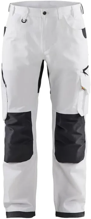BLÅKLÄDER 1690 Men's Ripstop Work Pants, Durable Utility Cargo Pants with Reinforced Knees & Multi-Pocket Design