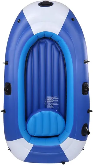 Boat Raft Seahawk Inflatable Set Thickened Fishing Tear-Resistant Foldable Drifting Boat Inflatable Dinghy Rowing Boats for Adults Rubber Dingy BatInflatable Kayak Canoe Fishing