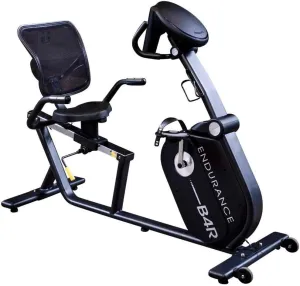 Body-Solid Endurance (B4RB) Recumbent Exercise Bike for Indoor Cycling - Comfortable Seating with Cooling Mesh, Pre-Programmed Workouts, Heart Rate Monitor, Bright LED Display