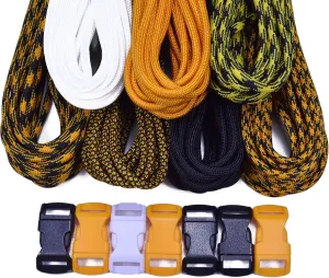 BORED? PARACORD! Brand Paracord Starter Kit - Steel Curtain Combo Kit