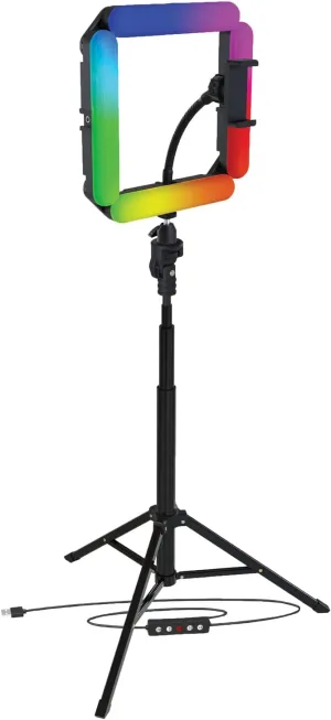 Bower WA-MOD4RGB RGB Quad Modular Light Kit with Tripod, Black