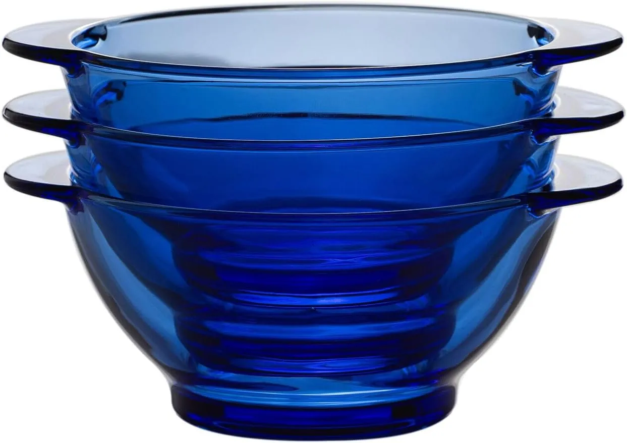Bowl Sets, Borosilicate Glass Glass Bowl with Handles, Cereal Bowls, Bowls Set for Cereal Soup Salad Pasta Rice Oatmeal,Glass Soup Bowls Set, Set of 4 464368