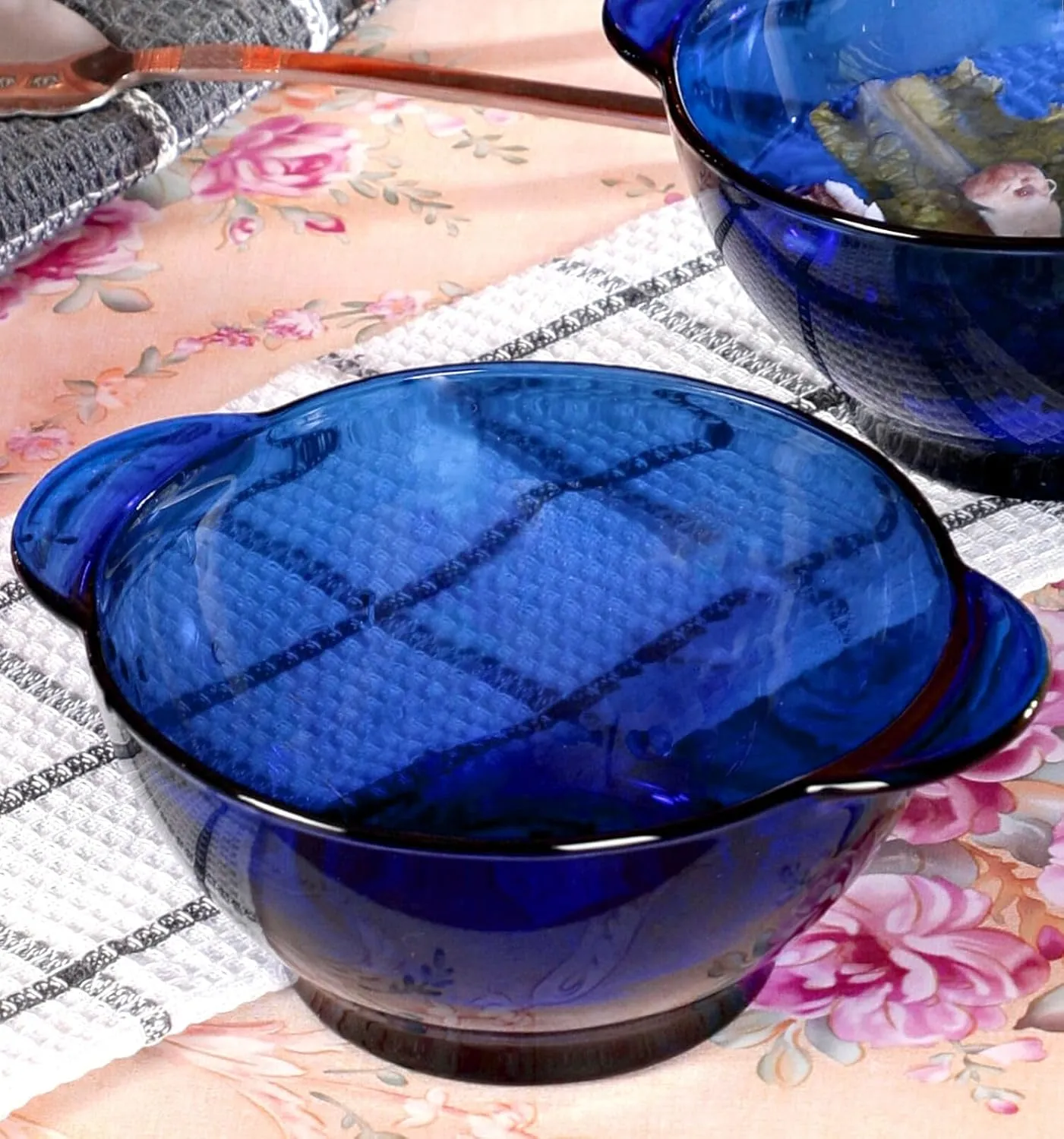 Bowl Sets, Borosilicate Glass Glass Bowl with Handles, Cereal Bowls, Bowls Set for Cereal Soup Salad Pasta Rice Oatmeal,Glass Soup Bowls Set, Set of 4 464368