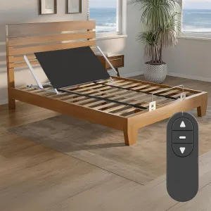Boyd Sleep Queen Adjustable Bed Kit – Turn Your Mattress & Frame Into Heads-Up Adjustable Base with Powerful Motor, Wireless Remote, Head Incline, Easy Assembly, Zero Clearance Design