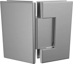 Brixwell H-M135GTG-SC Maxum Series Glass to Glass Mount Shower Door Hinge 135 Degree Satin-Chrome